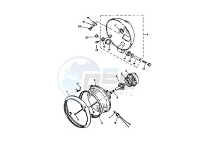 XV S VIRAGO 250 drawing HEADLIGHT