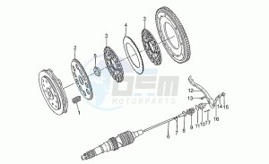 Sport Corsa 1100 drawing Clutch