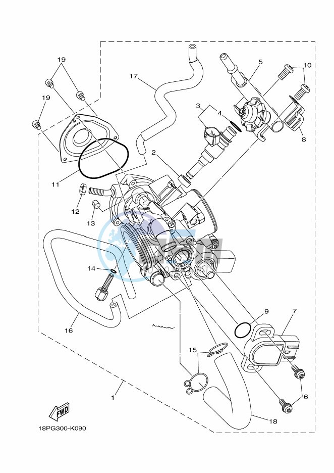 THROTTLE BODY ASSY 1