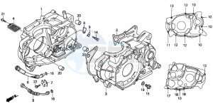 NX500 DOMINATOR drawing CRANKCASE