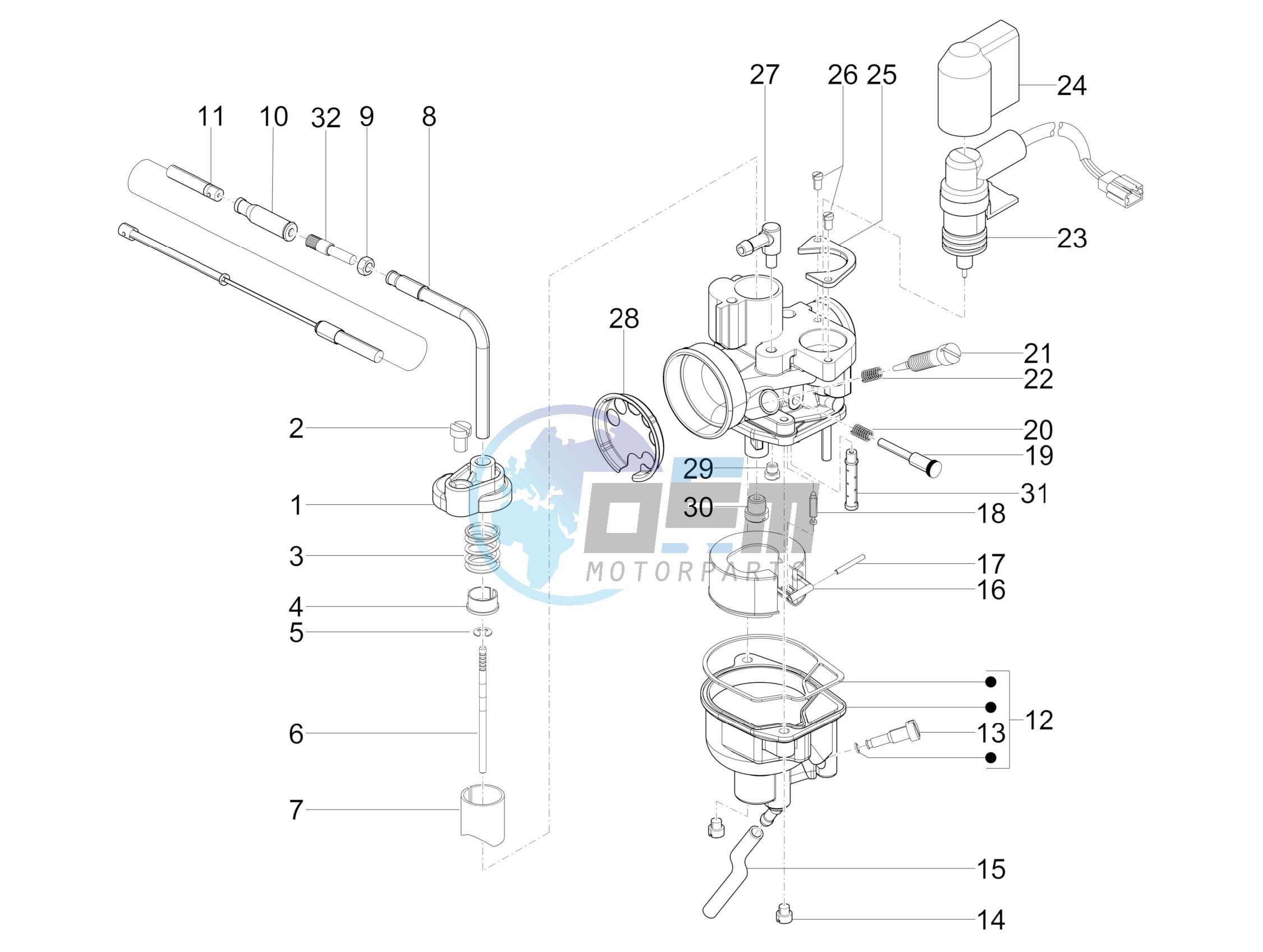 Carburetors components