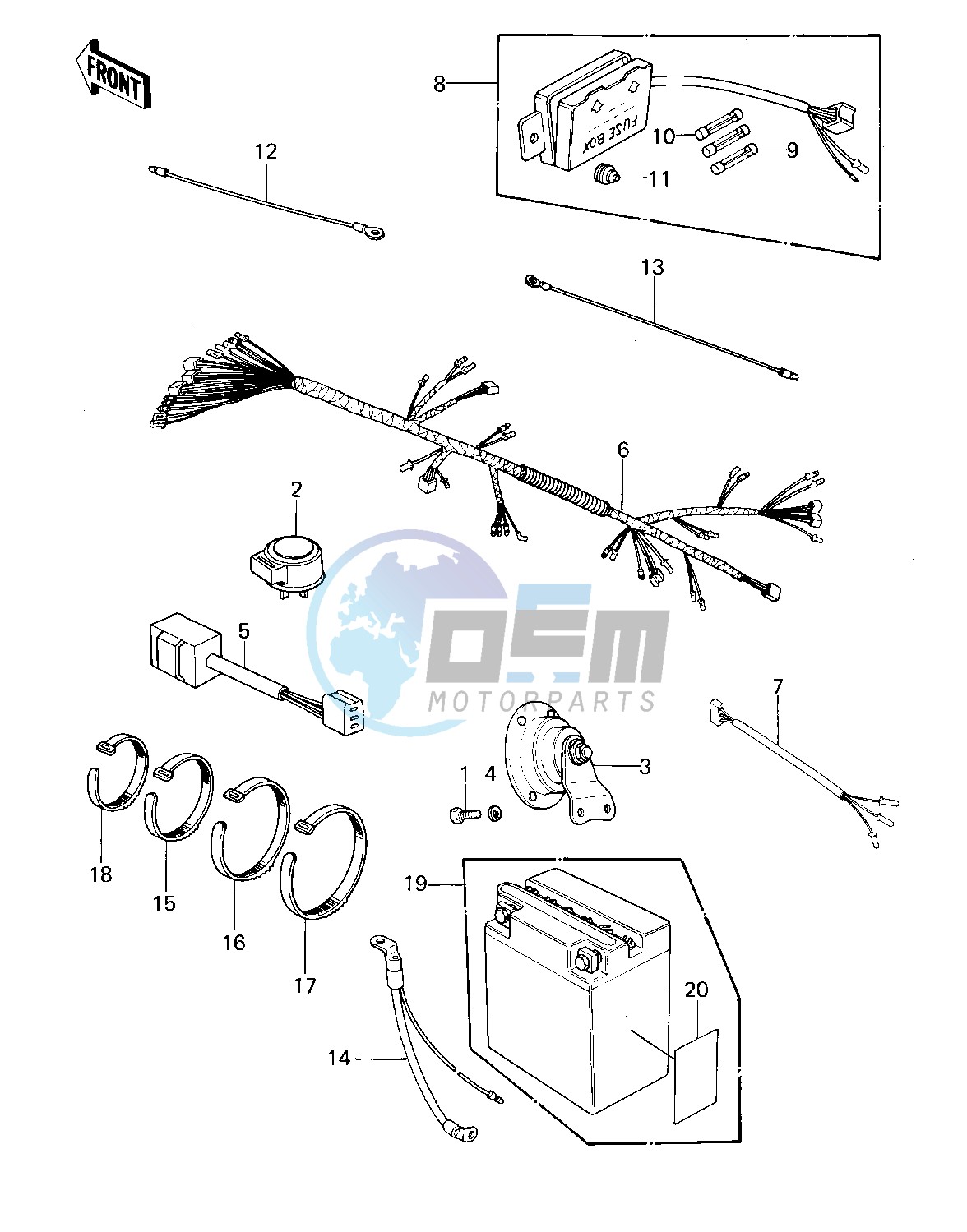 CHASSIS ELECTRICAL EQUIPMENT -- 80 A1- -