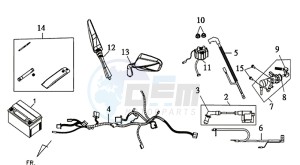 JOYRIDE S 125I (LF12W2-EU) (L7-L9) drawing WIRING HARNESS