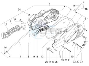 Beverly 500 Tourer (USA) USA drawing Air filter