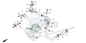 VF750C drawing WATER PIPE