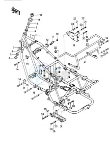 KLT 250 P [POLICE] (P1) [POLICE] drawing FRAME_FRAME FITTINGS