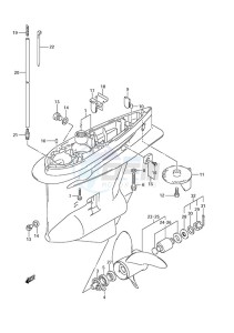 DF 150 drawing Gear Case (C/R)