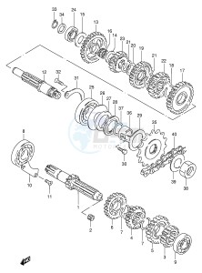 TU250X (E2) drawing TRANSMISSION