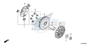 SH125D SH125i UK - (E) drawing DRIVE FACE