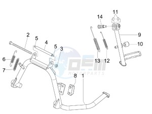 GTS 300 ie Super Sport drawing Stand