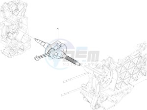 LT 150 4T 3V IE NOABS E3 (APAC) drawing Crankshaft