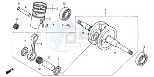 SFX50 drawing CRANKSHAFT/PISTON