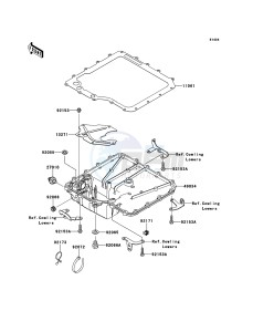 ZZR1400_ABS ZX1400FDFA FR GB XX (EU ME A(FRICA) drawing Oil Pan