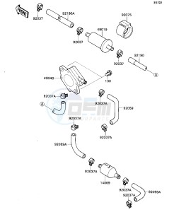 KAF 540 C [MULE 2010] (C1) [MULE 2010] drawing FUEL PUMP