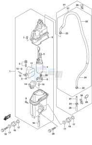 DF 150 drawing Fuel Vapor Separator