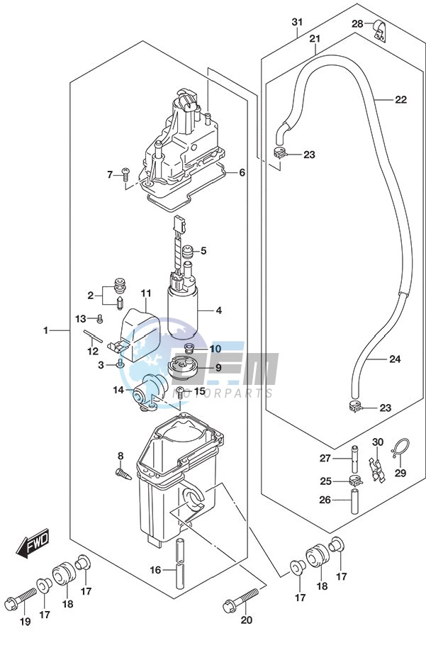 Fuel Vapor Separator