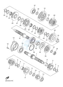 XJ6N 600 XJ6-N (NAKED) (20SL 20SM) drawing TRANSMISSION