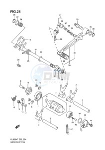 DL650 ABS V-STROM EU-UK drawing GEAR SHIFTING