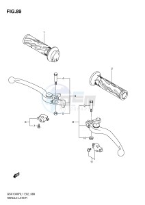 GSX1300R (E2) Hayabusa drawing HANDLE LEVER