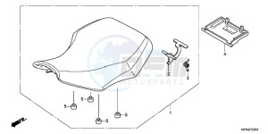 TRX420FMC drawing SEAT