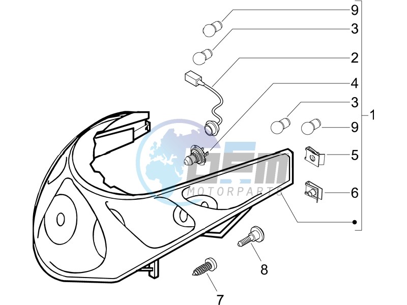 Head lamp - Turn signal lamps