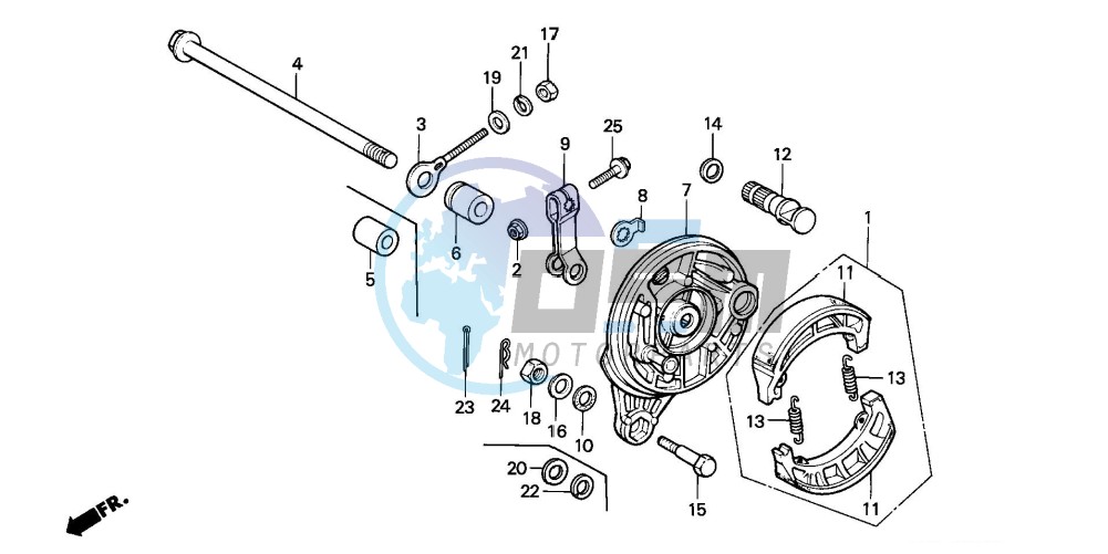 REAR BRAKE PANEL