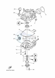 F2-5BMHS drawing CYLINDER--CRANKCASE-2