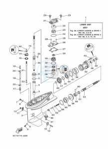 F50L-2010 drawing LOWER-CASING-x-DRIVE-1