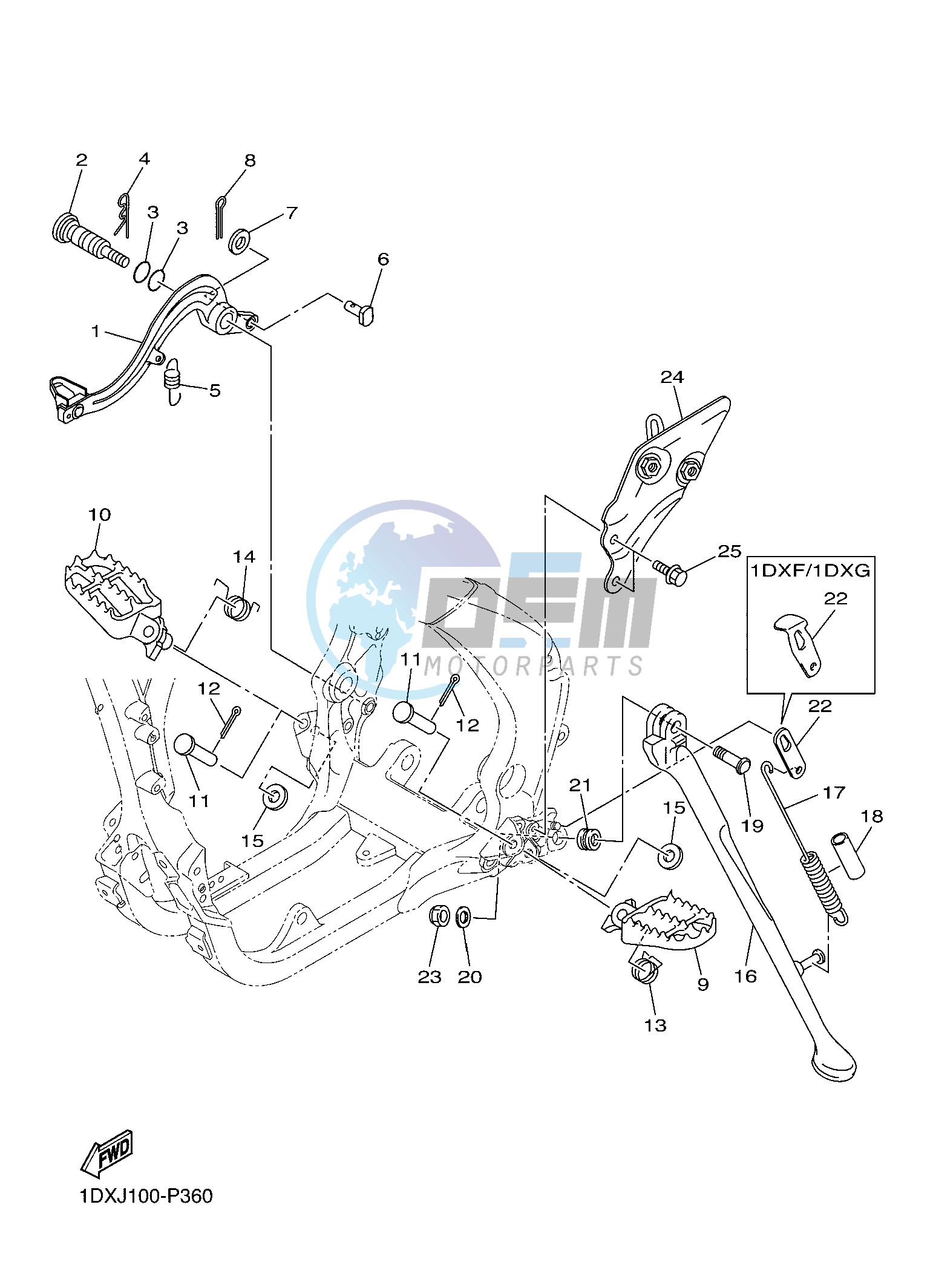 STAND & FOOTREST