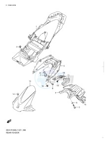 GSX-R1000 drawing REAR FENDER