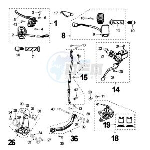 FIGHT W3A drawing BRAKE SYSTEM *AJP*