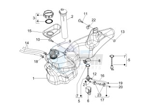 Liberty 125 4t e3 drawing Fuel Tank