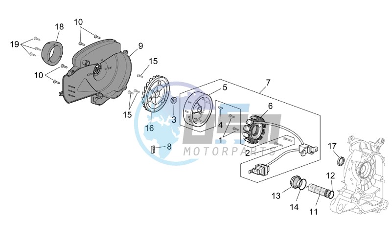 Cdi magneto assy