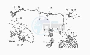 California 1100 Stone EV/EV Touring/80 drawing Front brake system