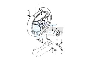 YH WHY EURO1 50 drawing REAR WHEEL