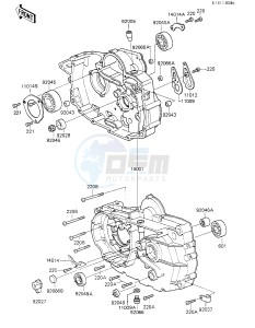 KL 250 C [KLR250] (C1-C2) [KLR250] drawing CRANKCASE