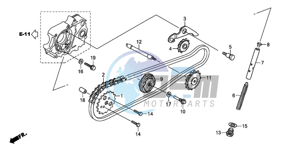 CAM CHAIN/TENSIONER