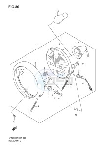 LT-F250 (E17) drawing HEADLAMP (E4)