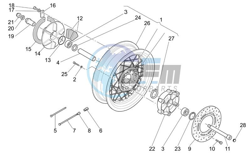 Rear wheel