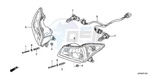 NC750XAH Europe Direct - (ED) drawing CYLINDER HEAD COVER