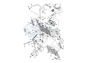 FZ6 FAZER ABS 600 drawing RADIATOR- HOSE