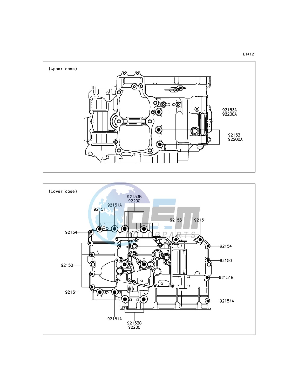 Crankcase Bolt Pattern