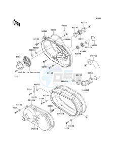 KAF 950 F [MULE 4010 DIESEL 4X4] (F9F-FAF) FAF drawing CONVERTER COVER