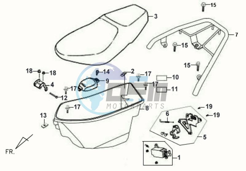 BUDDY SEAT - HELMET BOX - CARRIER