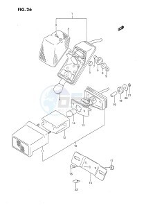 DR650 (E4) drawing TAIL LAMP