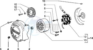 NRG 50 MC3 drawing Flywheel magneto