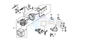 TRX450FM drawing STOP LIGHT SET