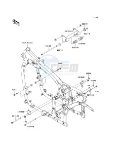 VN 900 D[VULCAN 900 CLASSIC LT] (6F-9F) D7F drawing ENGINE MOUNT