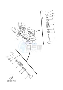 XSR700 (B341 B341 B341) drawing VALVE