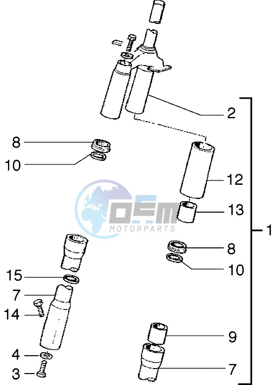 Front-wheel suspension